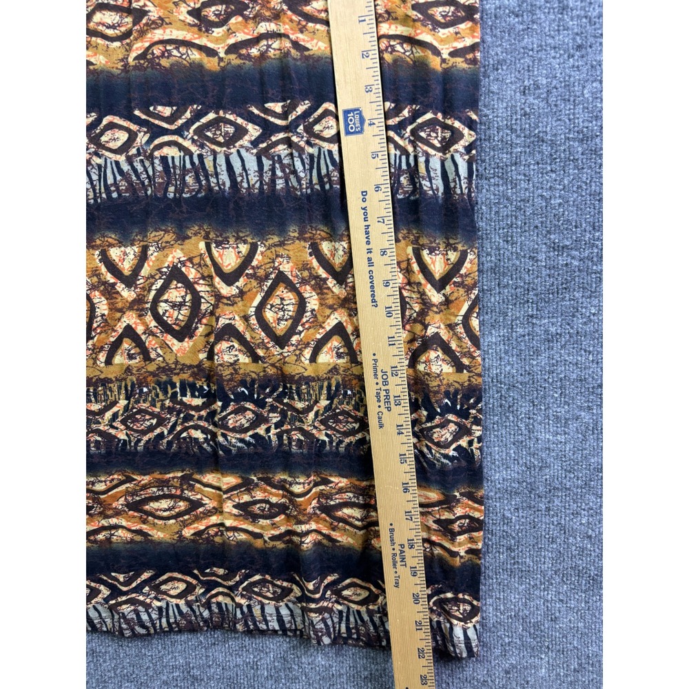 Torn by Ronny Kobo Maxi Dress Womens Medium Gold Tribal Print Racerback Modal - Picture 6 of 8